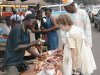 Michael and Karen at the market